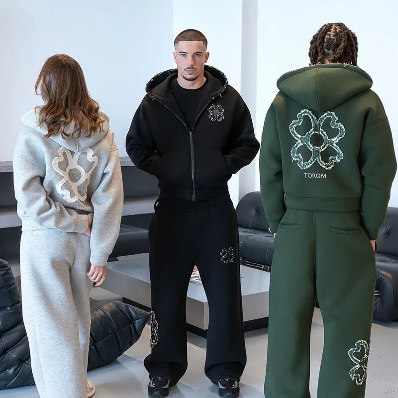 Spring Autumn Oversized 4 Leaf - Street Fashion Y2K recension och pris