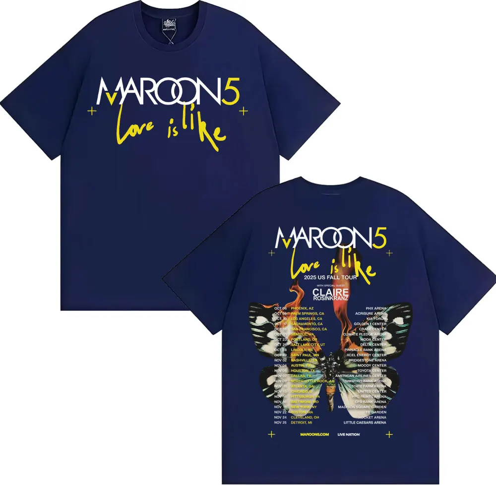Band Maroon 5 Love Is Like US  - Street Fashion Men 2025 recension och pris