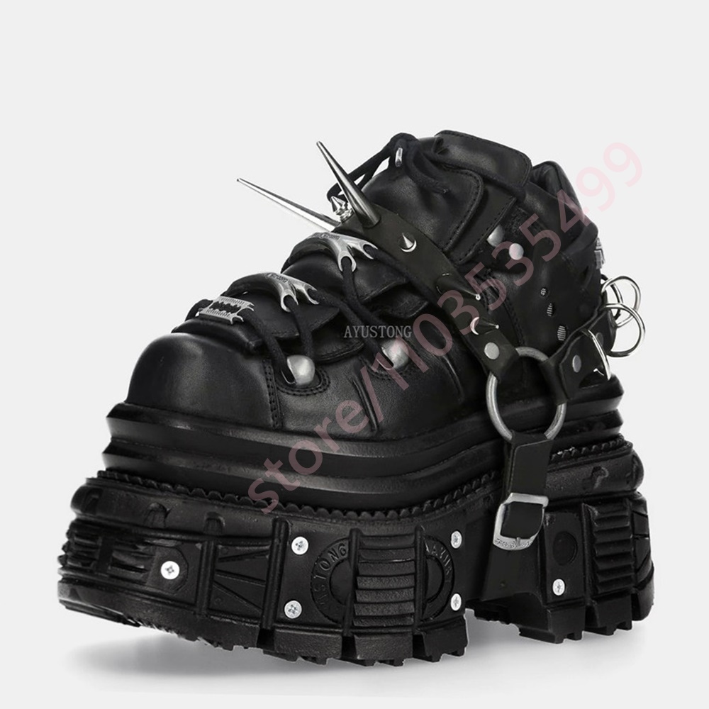2026 New Black Gothic Punk Pla - Street Fashion Y2K recension och pris