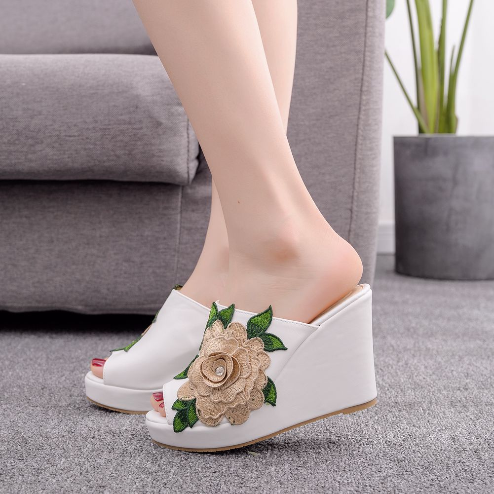Womens Flower Open Toe Fashion - Queen Street Fashion recension och pris