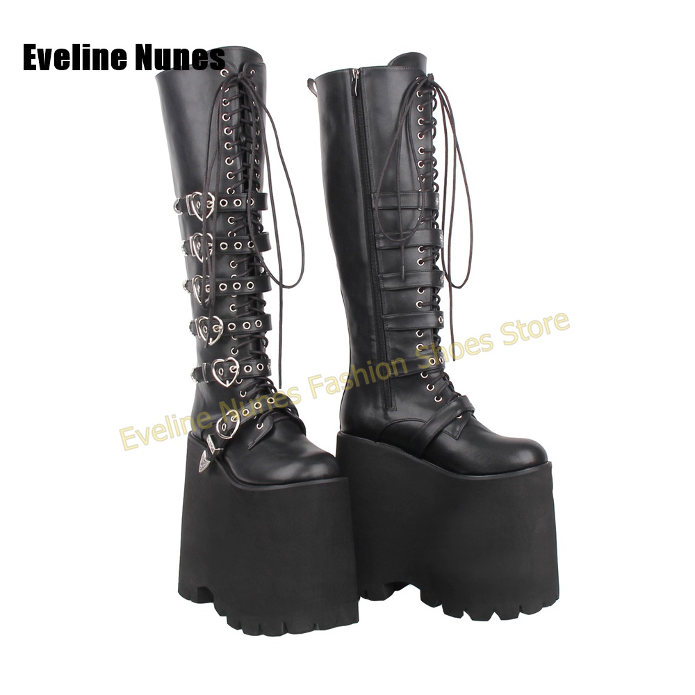 Y2K Gothic Lolita Tall Platfor - Street Fashion Y2K recension och pris